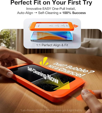 UltraGlass Unbreak 9H+ Glass for Samsung Galaxy S25 Ultra Screen Protector [Military Grade Shatterproof & Longest Durable] Galaxy Screen Protector S25 Ultra Tempered Glass Full Coverage, 2 Pack