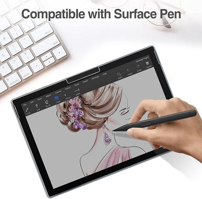 ProCase Privacy Screen Protector - Dark Tempered Glass for 12.3 Inch Surface Pro 7+/7/6/5/4