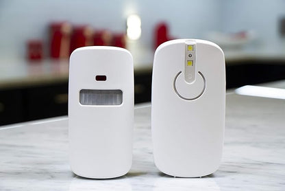Power Gear Motion-Sensing Driveway Alarm, Battery Operated, Flashing LED Light, Wireless, Easy to Install, Home Protection, Indoor or Outdoor Security, Up to 25ft. Detection Range, 36014-S1