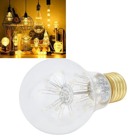 Haofy Smart Light Bulb, 3W LED Vintage Firework Light Bulb for Festival Party Yard Bedroom Decoration