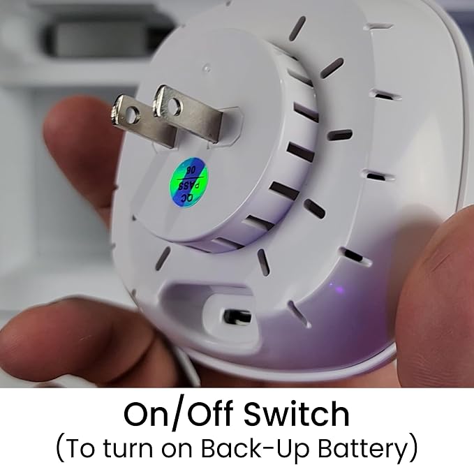 OSI Wireless Alarm Strobe Siren (Gen 2) - Accessory for OSI Smart Alarm System (Gen 2) ,Wi-Fi Wireless Strobe Siren, Plugs into Electrical Outlet, 8 Hour Back-up Lithium Battery