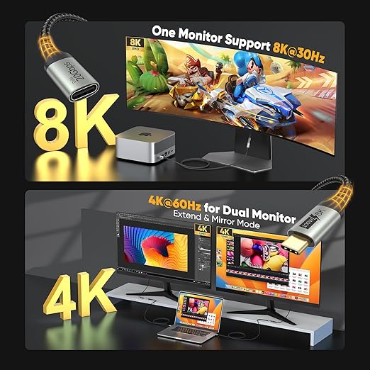USB C Extension Cable 5 Pack,Multi Pack 3FT USBC Male to Female Cord, [USB 3.2 Gen2/10Gbps] 100W/5A Fast Charging 4K@60Hz Video USB C Cable for iPhone 17PM,MacBook,iPad Pro,Carplay,Security Camera