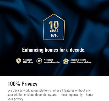 Eve Outdoor Cam 2-Pack Secure floodlight Camera, High Security & Privacy (HomeKit Secure Video), 1080p, Night Vision, Wi-Fi (2.4 GHz), Motion Sensor, 2-Way Communication, People/pet/Vehicle Detection