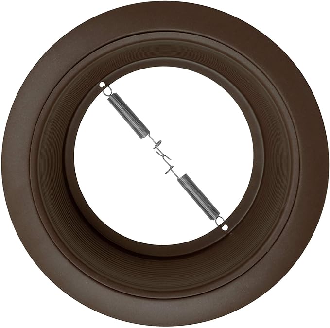 NICOR Lighting 6 inch Oil-Rubbed Bronze Recessed Baffle Trim, Fits 6 inch Housings (17510OB-OB)
