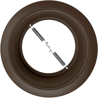 NICOR Lighting 6 inch Oil-Rubbed Bronze Recessed Baffle Trim, Fits 6 inch Housings (17510OB-OB)