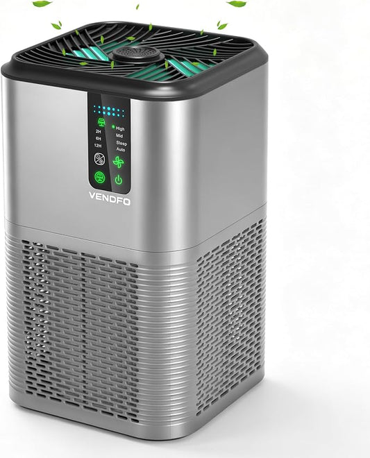 Air Purifiers for Home Large Room Up to 1750ft², Auto Air Quality Monitor