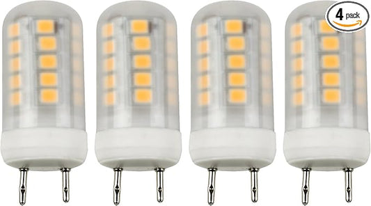 Newhouse Lighting 2.3W (20W Equiv.) GY8.6 LED Bulb Halogen Replacement Lights, 120V, 3000K, 200 Lumens, 4-Pack