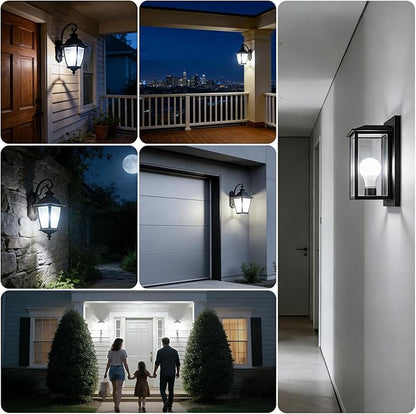 DAYBETTER 8 Pack A19 Dusk to Dawn Light Bulbs Outdoor, Auto On/Off Photocell Sensor LED Light Bulb for Porch & Security Lighting, 60W Equivalent, Energy Efficient 9W, Daylight 5000K, E26 Base