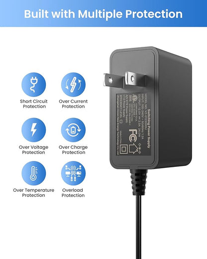 ZOSI DC 12V 2A US CCTV Power Supply Adapter for Home Security Camera Surveillance System