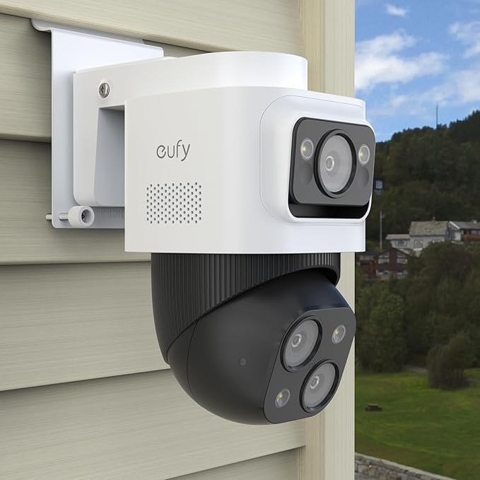 Vinyl Siding Mount Compatible with eufy PoE NVR Security System S4 Max and eufy PoE Bullet-PTZ Cam S4 Camera Mounting Bracket Accessories (Not Compatible with eufyCam S4) (White )