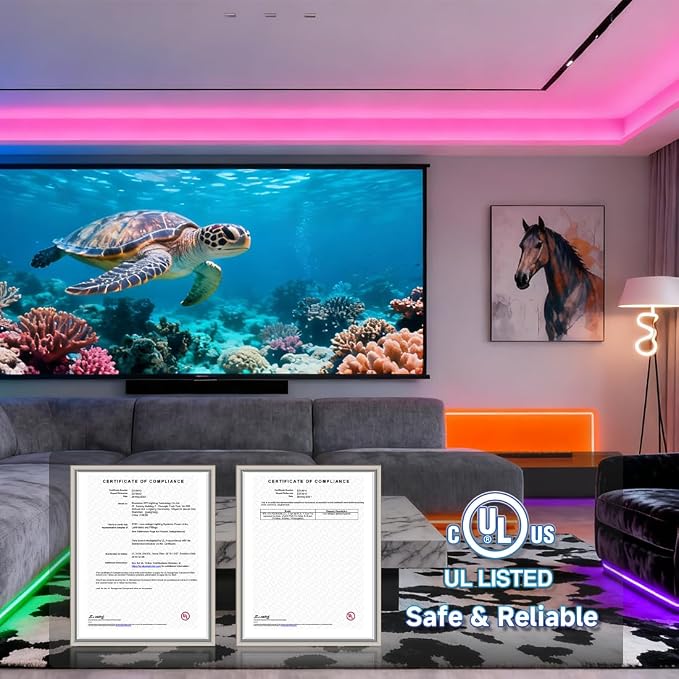 BTF-LIGHTING RGB+Warm White SK6812 LED Strip 16.4FT 150LED IP65 DC12V | RGBW Individually Addressable UL Listed 4 Colors in 1 Light (Similar WS2812B) White PCB(No Adapter or Controller)