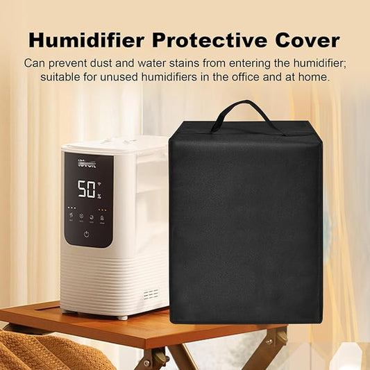 Dust Cover for LEVOIT Humidifiers for Bedroom Home, Smart Warm and Cool Mist Air Humidifier,Heavy Duty Dustproof Anti-Static Nylon Case for OasisMist4.5L Humidifier Protective Cover (Black)
