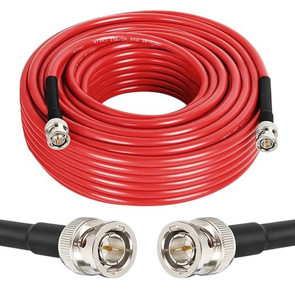 XRDS -RF 75FT SDI Cable - 75 Ohm RG59 BNC Male Cable for 4K 1080P 3G/6G HD SDI Camera Monitor Video Recorder SDI to HDMI Converter Splitter Security Camera