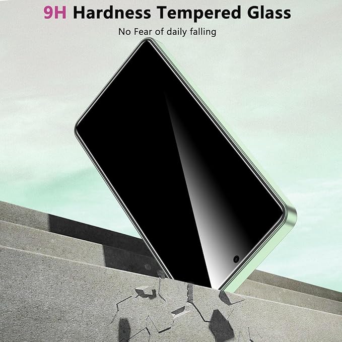 Fotbor for Samsung Galaxy S25 Plus 28° Privacy Screen Protector with [3s Installation Frame], Case Friendly 9H+ Tempered Glass 2Pack