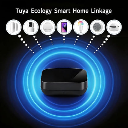 Tuya Smart Zigbee IR Blaster/IR Remote Controller, Infrared Remote Control Hub for Smart Home Automation Devices, Works with Alexa & Google Assistant, 2.4Ghz WiFi Only, Zigbee Wired Gateway Required