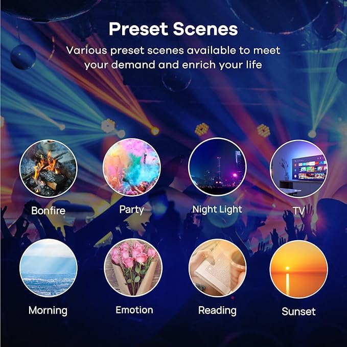 Linkind Smart Light Bulbs 1pk, Color Changing Light Bulbs Work with Alexa & Google Home, WiFi Smart Bulb 800LM Dimmable, 9W equivalent 60W Alexa LED Bulb A19 E26, Preset Scenes, 2.4Ghz WiFi Only