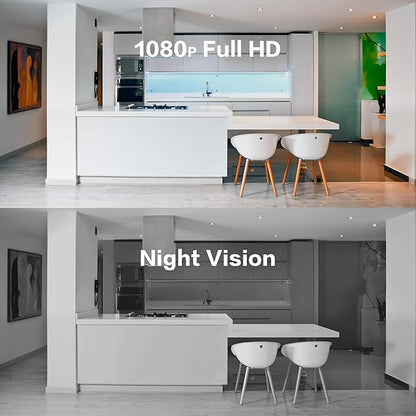 Aqara Security Camera, HomeKit Secure Video Indoor Camera, Night Vision, Two-Way Audio, 1080P HD Plug-in Indoor Cam, Security Home Camera, Smart Home Bridge for Alarm System, Works with IFTTT