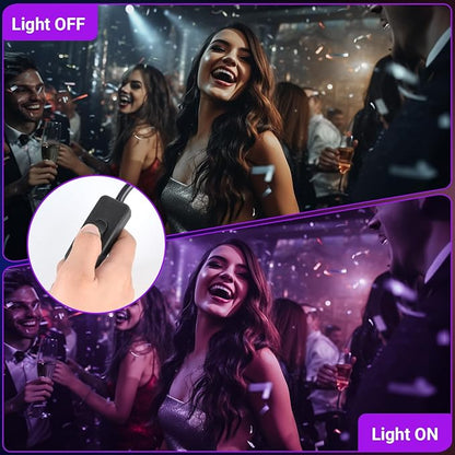 38W LED Black Light Bar Blacklight Bars with Plug and Switch Light Up 22x22ft Area for Glow Party Halloween Parties Bedroom Decorations Stage Lighting -1pack
