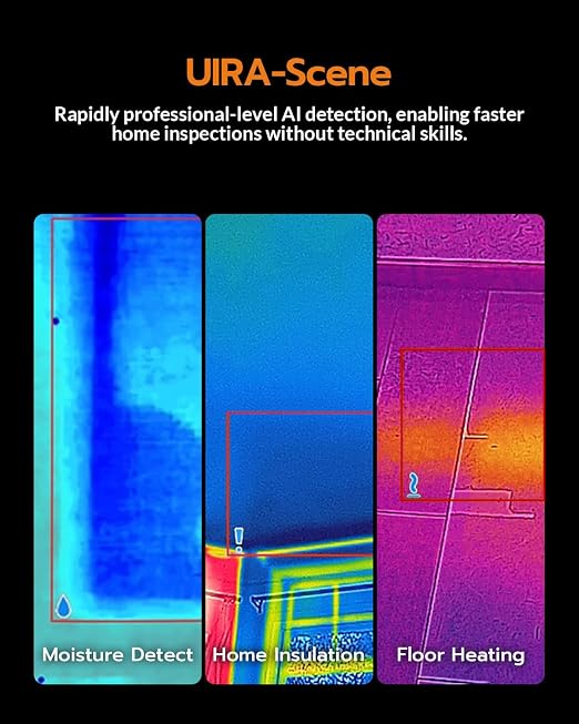 TT27D Dual-Lens WiFi Thermal Camera, 640x480 UIRA-IR Resolution