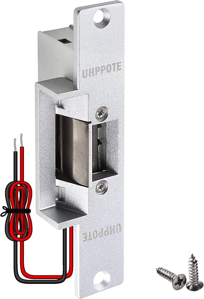 UHPPOTE 2-inch Touch Screen Wireless Remote Control with Electric Strike Lock for Door Entry Access Control System