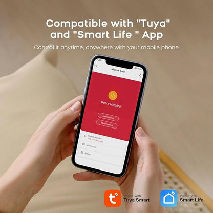 Home Security System - Alarm 5-Piece Kit Compatible with Alexa,Tuey and Smart Life (No Contract) (5 Pack Alarm System)