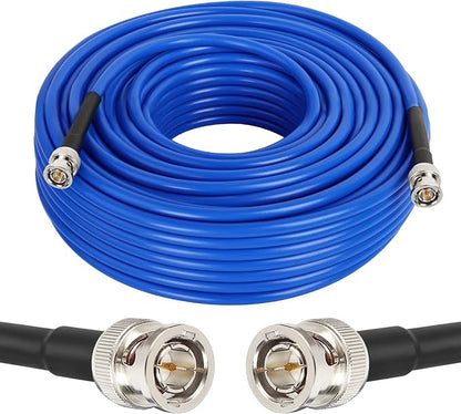 XRDS -RF 12G SDI Cable 100FT, SDI Video Cables 3G/6G/12G 75ohm BNC Male Cable Supports HD-SDI/3G/6G-SDI/4K/8K for Video Security Camera Converter