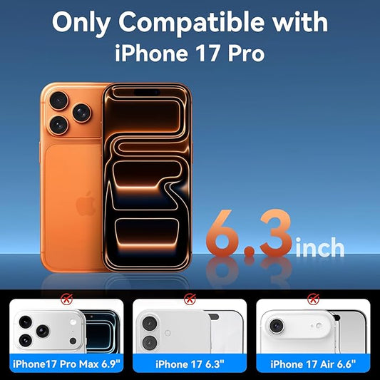 Elecshion 4 Way 360° Anti Spy for iPhone 17 Pro Privacy Screen Protector + Camera Lens Protector (2+2), Auto-Align Kit, 10X Military Shatterproof Anti Peep Tempered Glass Film for 17 Pro