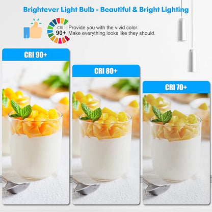 LED Light Bulbs, 100 Watt Equivalent A19 LED Bulbs, 13W 5000K Daylight White 1500 Lumens Non-Dimmable Bright E26 Edison Medium Screw Bulbs for Home Bedroom Living Room Office Outdoor Lamp, 20-Pack