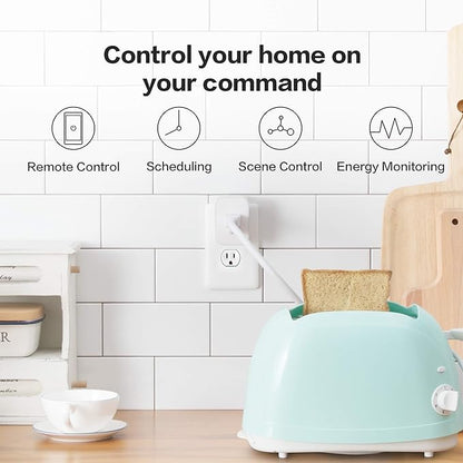 Aqara Smart Plug Plus Smart Light Switch (No Neutral, Single Rocker), with Energy Monitoring, Scheduling and Voice Control, Compatible with Alexa, Google Assistant, IFTTT, and Apple HomeKit Compatible