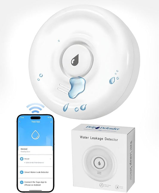 Drip Defender Pro Water Sensor WiFi Water Leak Detector for Home 100dB