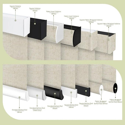 FineTell Motorized Blinds with Remote, 100% Blackout Roller Shades Compatible with Alexa,Apple Homekit,Google Home APP and Voice Control, Customized Electric Blinds (100% Blackout Linen Stone)