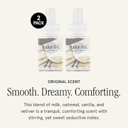 Pura & Barr-Co. Home Scent Refill - Smart Home Air Diffuser Fragrance - Up to 120-Hours of Premium Fragrance per Refill - Household Essential - Clean & Safe Diffuser - 2 Pack, Original Scent