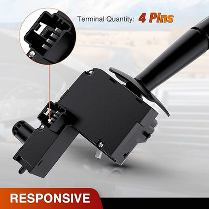 Nilight Turn Signal Switch Compatible with 2002 2003 2004 2005 2006 2007 2008 2009 Dodge Ram 2004-2009 Durango 2005-2010 Dakota 2007-2009 Aspen 2006-2009 Raider Blinker Lever Switch, 2 Year Warranty