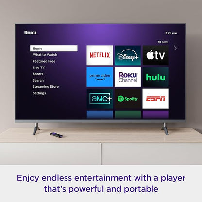 Roku Streaming Stick 4K + Roku Indoor Camera - Home Security - 1-Pack