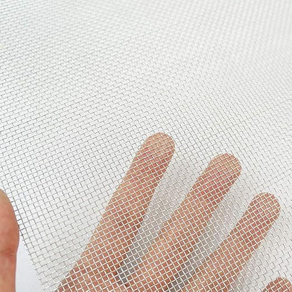 TIMESETL 304 Stainless Steel Woven Wire 10 Mesh - 12" X 24" (30cmX60cm) - Garden Fence Mesh, Window Screens Net, BBQ Wire Mesh, Cabinets Mesh Replacement