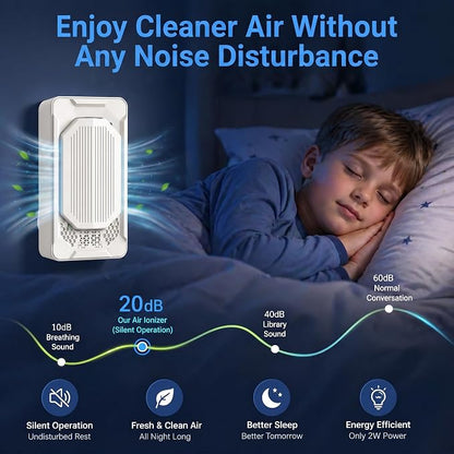 Air Purifier 4PCS Air Ionizers Plug in Air Fresheners for Home Pet Odor Eliminator Room Freshener Odor Absorber for Office