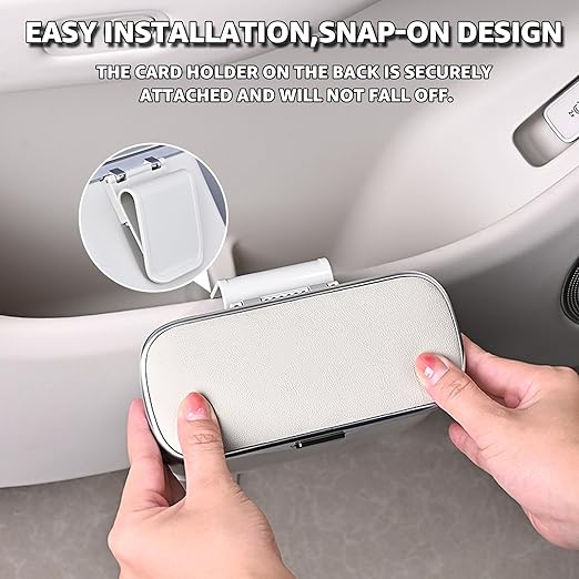 HOLDCY Car Trash Can, Waterproof Multi‑Functional Auto Trash Bin for Door/Console/Seat Back, Universal Vehicle Garbage Can for Car/Truck/SUV Drivers (Brown)