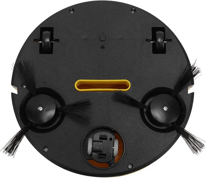 Automatic Vacuums Robot, Multifunctional USB Charging Mini Smart Sweeping Robot for Pet Hair Wooden Floors Tiles Carpets (Yellow)