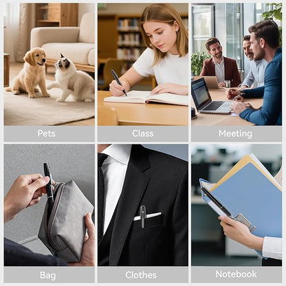 64G 1080P HD Portable Body Camera for Home Security, Rechargeable Pen Camera with Take Photos, Loop Recording, Long Battery Life Nanny Cam Ideal for Office, Indoor, Meeting, Lecture, Easy to Use