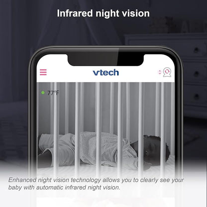 VTech RM9751 Yellow Daisy Smart Wi-Fi Baby Camera