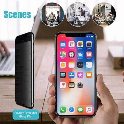 PEHAEL 2 Pack for iPhone 11 Pro Max/iPhone Xs Max Privacy Screen Protector Anti-Spy Tempered Glass Film 9H Hardness Easy Installation Bubble Free [6.5 inch]
