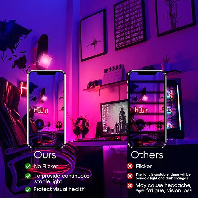 Outdoor LED Flood Lights for Outdoor, LED Stage Light for Garden (RGB 1PACK)