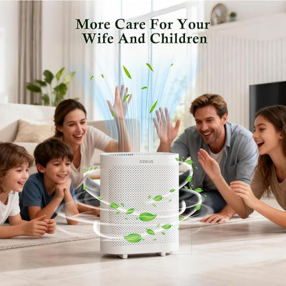 AZEUS Large Room Air Purifier FS32 (2, White board)