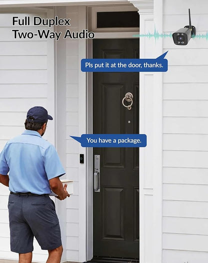 FOSCAM 3K 5MP Outdoor Camera Wireless, 5GHz&2.4GHz WiFi Camera for Home Security, 120° FoV Outside Surveillance Camera, AI Human/Vehicle Detection, 66FT Color Night Vision, 120dB Siren, IP66