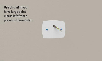 Honeywell Home Large Cover Plate & Electrical Box Adaptor for T-Series Thermostats (THP2400A1080), White