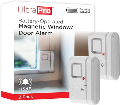 GE 45115 Wireless Magnetic Window Alarms 2 Pack