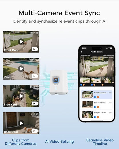 MUBILIFE M802 Add-on Camera, Requires Home Security System, Solar Powered, Maximum 6 Cameras per Station