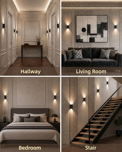 EZVALO Motion Sensor Wall Light with Remote Control, Rechargeable Wall Sconce, 3 Color Temps, Dimmable, Magnetic, LED Indoor Wireless Wall Lamp, 4000mAh, for Hallway, Stair, Entryway, Renters