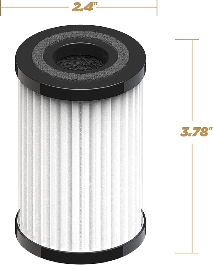Scosche AFP2RF-SP FrescheFILTER Replacement H13 HEPA Air Filter for Use with Scosche Model AFP2-SP Portable Personal FrescheAIR Air Purifier/Deodorizer (Pack of 2)