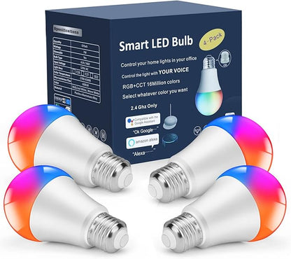 OHLUX GU24 Smart Light Bulbs and 7w Smart Bulbs Bundle Package